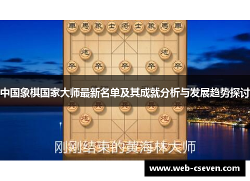 中国象棋国家大师最新名单及其成就分析与发展趋势探讨